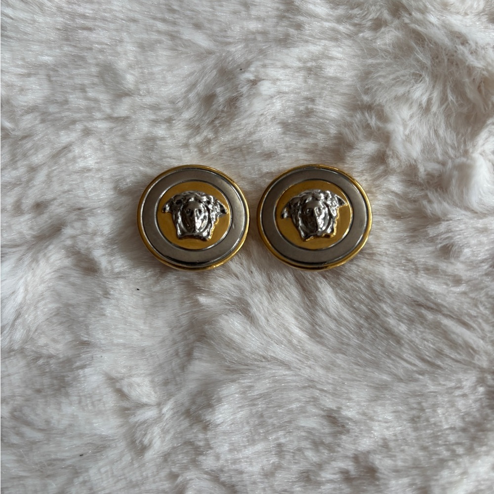 Authentic Versace Medusa Earrings